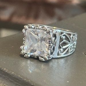 SILPADA -  CZ Diamond with beautiful Sterling Silver Band